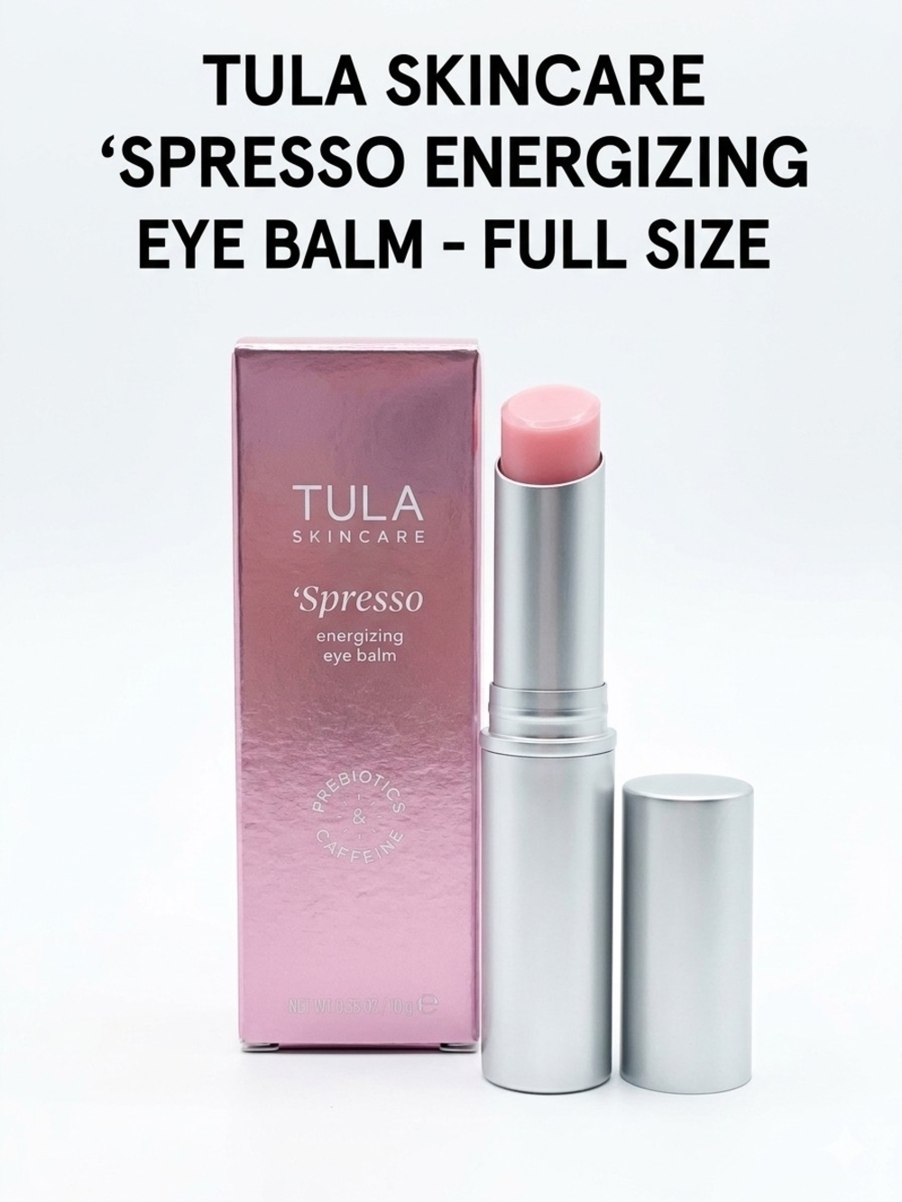 TULA Skincare 'Spresso Energizing Eye Balm - Full Size NIB